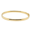 9ct Yellow Gold 4.5mm Hinged Bangle-Bracelet-Walker & Hall