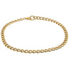 Deja Vu 9ct Yellow Gold Curb Link Bracelet-Bracelet-Walker & Hall