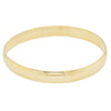 Deja Vu 9ct Yellow Gold Solid Bangle-Bracelet-Walker & Hall