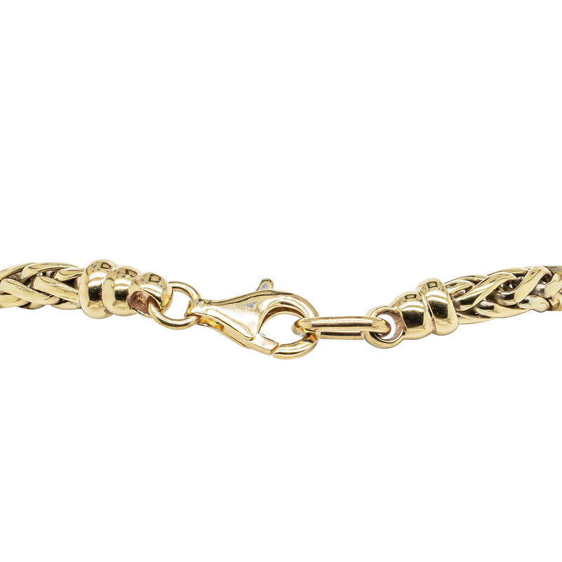 9ct Yellow Gold Foxtail Bracelet-Bracelet-Walker & Hall