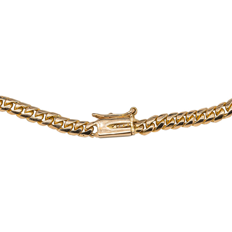 Deja Vu 18ct Yellow Gold Curb Link Bracelet 17.5cm - Bracelet - Walker & Hall