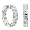 18ct White Gold 4.00ct Diamond Jubilee Hoop Earrings-Earrings-Walker & Hall