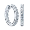 18ct White Gold 2.00ct Diamond Jubilee Hoop Earrings-Earrings-Walker & Hall