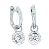 18ct White Gold .60ct Diamond Natalia Hoop Earrings-Earrings-Walker & Hall