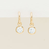 18ct Yellow Gold 1.41ct Diamond Natalia Hoop Earrings - Earrings - Walker & Hall