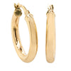 9ct Yellow Gold Medium Hoop Earrings-Earrings-Walker & Hall