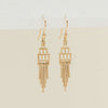 Deja Vu 9ct Yellow Gold Tassel Hook Earrings - Earrings - Walker & Hall