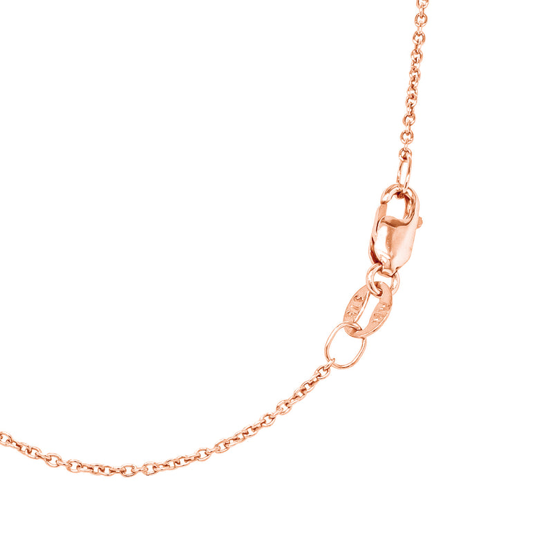 18ct Rose Gold Hexagonal Morganite & Diamond Mini Sierra Pendant-Necklace-Walker & Hall