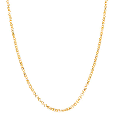 9ct Yellow Gold Belcher Chain-Necklace-Walker & Hall