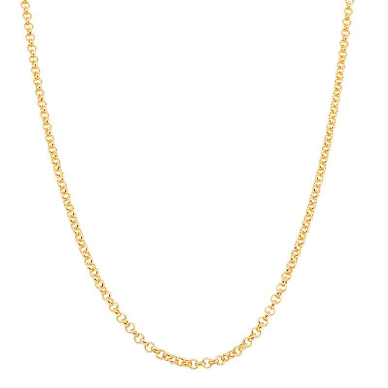 9ct Yellow Gold Belcher Chain-Necklace-Walker & Hall