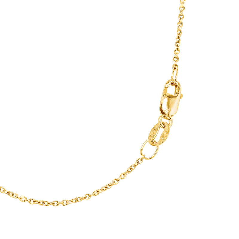18ct Yellow Gold Polaris Star Necklace-Necklace-Walker & Hall