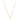 9ct Yellow Gold Noted Letter-Necklace-Walker & Hall