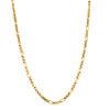 9ct Yellow Gold Square Figaro Chain-Necklace-Walker & Hall