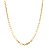 9ct Yellow Gold Fancy Round Link Chain-Necklace-Walker & Hall