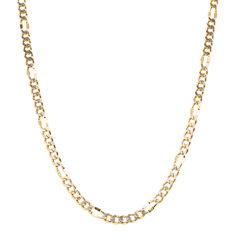 9ct Yellow Gold Figaro Chain-Necklace-Walker & Hall