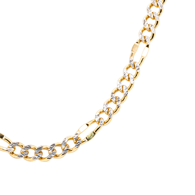 9ct Yellow Gold Figaro Chain-Necklace-Walker & Hall