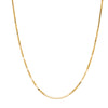 9ct Yellow Gold Box Link Chain-Necklace-Walker & Hall