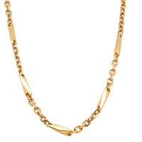 Deja Vu 23ct Yellow Gold Fancy Link Chain-Necklace-Walker & Hall
