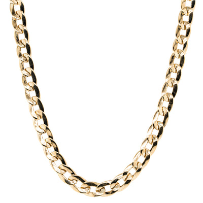9ct Yellow Gold Infinite Link Necklace-Necklace-Walker & Hall