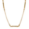 Deja Vu 9ct Yellow Gold Curb Chain-Necklace-Walker & Hall