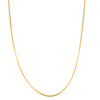 18ct Yellow Gold Diamond Cut Curb Chain-Necklace-Walker & Hall