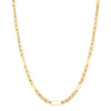 9ct Yellow Gold Figaro Belcher Chain-Necklace-Walker & Hall