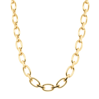 9ct Yellow Gold Chain Link Chain-Necklace-Walker & Hall