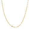 9ct Yellow Gold Faceted Oval Link Chain-Necklace-Walker & Hall