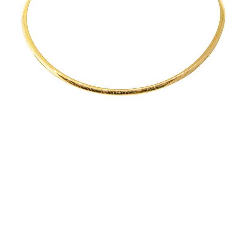 Deja Vu 18ct Yellow & White Gold Omega Necklace-Necklace-Walker & Hall