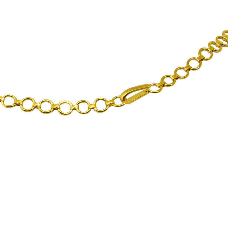 Deja Vu 23ct Yellow Gold Fancy Necklace-Necklace-Walker & Hall