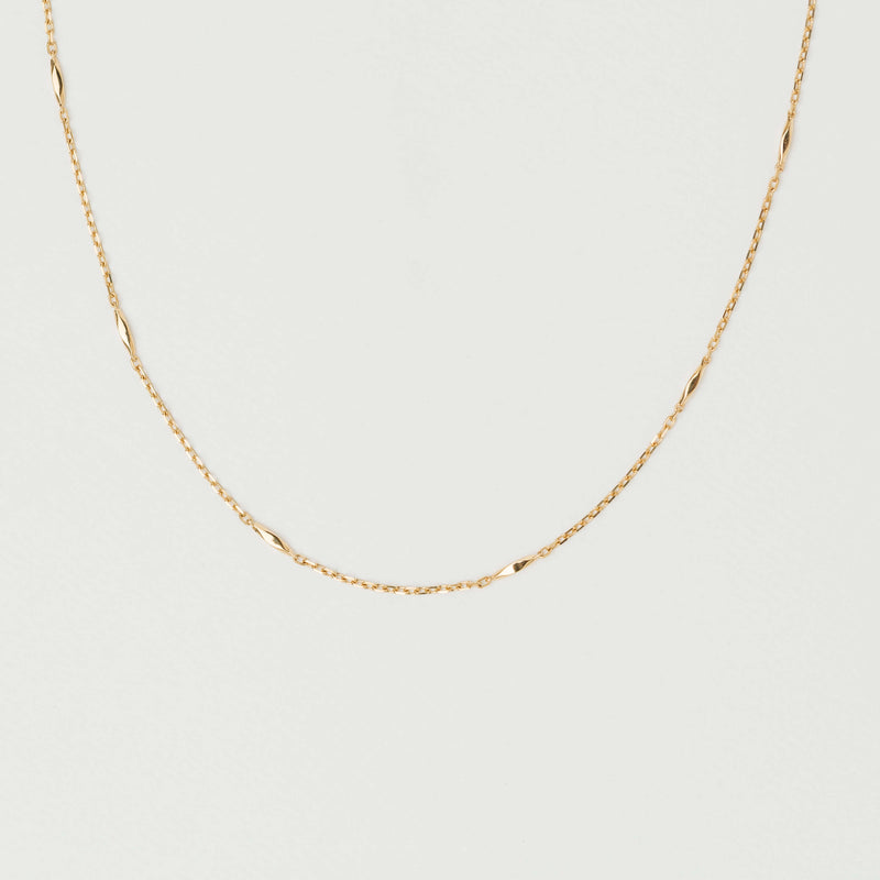 18ct Yellow Gold Vesper Chain-Necklace-Walker & Hall