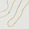 18ct Yellow Gold Vesper Chain-Necklace-Walker & Hall