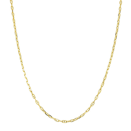 9ct Yellow Gold Fine Anchor Link Chain - Necklace - Walker & Hall