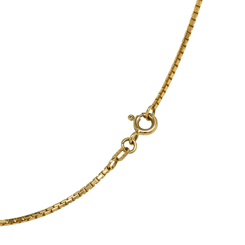 Deja Vu 18ct Yellow Gold Box Link Chain - Necklace - Walker & Hall
