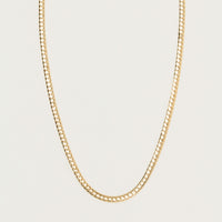 Deja Vu 9ct Yellow Gold Snake Link Necklace 45cm - Necklace - Walker & Hall