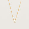 9ct Yellow Gold Noted Letter - Necklace - Walker & Hall