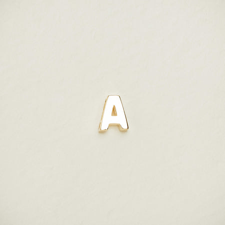 9ct Yellow Gold Noted Letter - Necklace - Walker & Hall