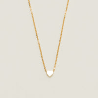 9ct Yellow Gold Noted Letter Necklace (Pendant + Chain) - Necklace - Walker & Hall