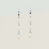 Sterling Silver Freshwater Pearl Rosalind Earrings - Earrings - Walker & Hall