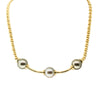 Deja Vu 18ct Yellow Gold Tahitian Pearl Necklace-Necklace-Walker & Hall