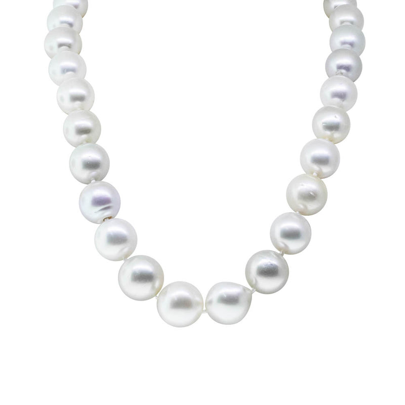 9ct Yellow Gold South Sea Pearl Strand-Necklace-Walker & Hall