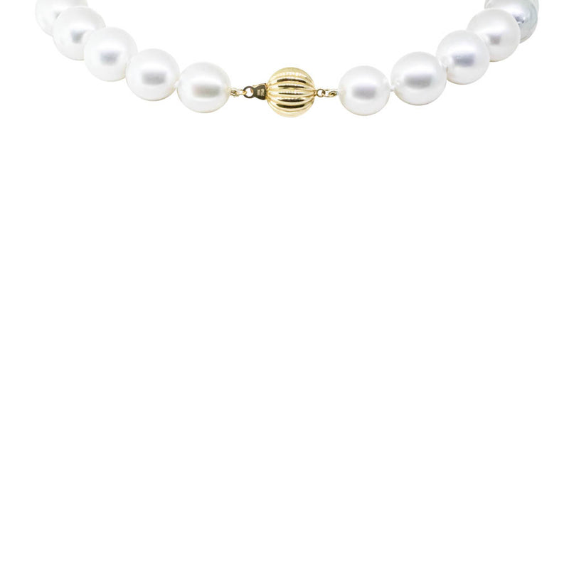 9ct Yellow Gold South Sea Pearl Strand-Necklace-Walker & Hall