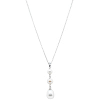 Sterling Silver Freshwater Pearl Rosalind Necklace-Necklace-Walker & Hall