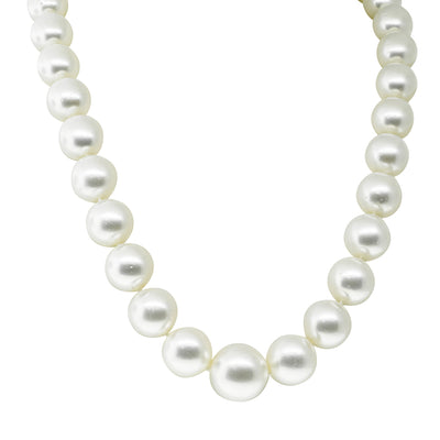18ct White Gold South Sea Pearl Strand-Necklace-Walker & Hall