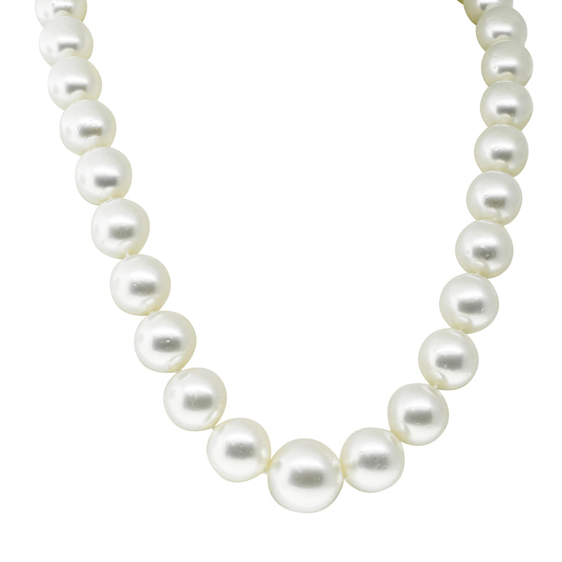 18ct White Gold South Sea Pearl Strand-Necklace-Walker & Hall