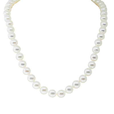 18ct White Gold Akoya Pearl Strand-Necklace-Walker & Hall