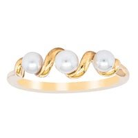 18ct Yellow Gold Akoya Pearl Margaux Ring-Ring-Walker & Hall