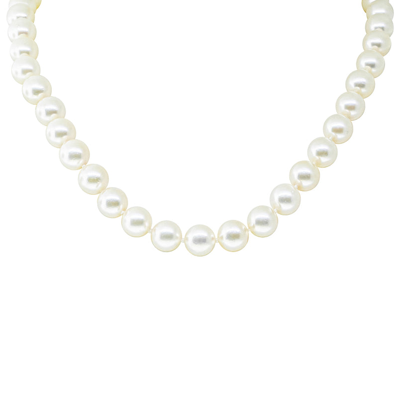 9ct Yellow Gold Akoya Pearl Strand-Necklace-Walker & Hall