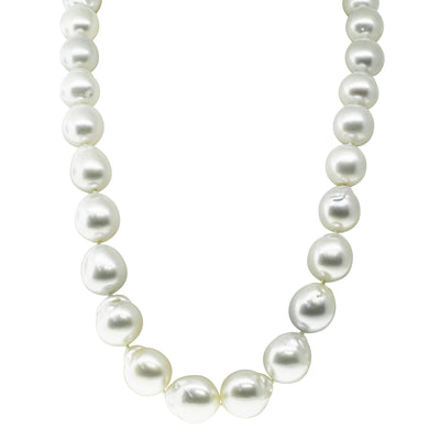 18ct Yellow Gold South Sea Pearl Strand-Necklace-Walker & Hall