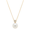 18ct Yellow Gold South Sea Pearl & Diamond Galaxy Pendant-Necklace-Walker & Hall